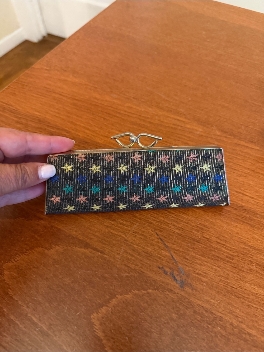 1940s Jemkel-Davidson Optical Co. San Francisco Woven Eyeglass Case